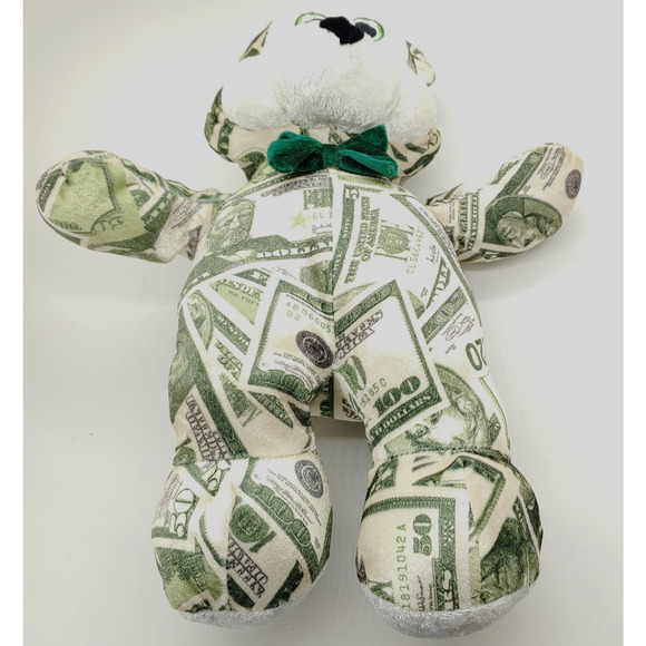 USA American Dollar Plush Money Bear Nanco 2007 Stuffed Animal Toy 15 inch - Picture 2 of 9